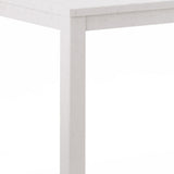 37" Natural Solid Wood Outdoor Coffee Table