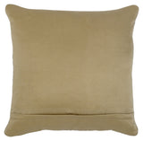 22" Beige Handmade Geometric Indoor Outdoor Throw Pillow Cover and Insert