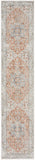10' Gold and Ivory Oriental Power Loom Washable Runner Rug