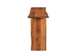 57" Chestnut Solid Wood Sled Console Table