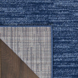 8' X 11' Navy Blue Power Loom Area Rug