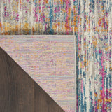 9' x 12' Ivory Abstract Power Loom Area Rug