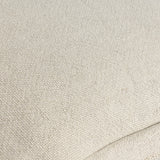 20" X 20" Blue Linen, Leather Zippered Pillow