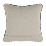 20" X 20" Blue Acrylic Zippered Pillow