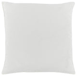 22" X 22" Ivory Linen Geometric Zippered Pillow