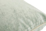 14" X 26" Brown Leather Zippered Pillow