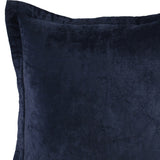 22" X 22" Blue Velvet Zippered Pillow