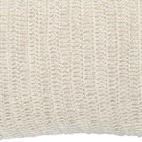 14" X 26" Ivory Linen Zippered Pillow