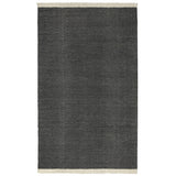 8' X 10' Blue Chevron Hand Woven Area Rug