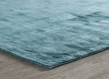 2' X 3' Blue Hand Woven Distressed Area Rug