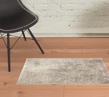 8' X 10' Gray Hand Woven Area Rug