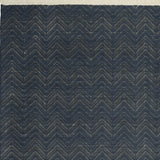 5' X 8' Beige Chevron Hand Woven Area Rug