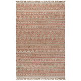 8' X 10' Blue Geometric Hand Woven Area Rug