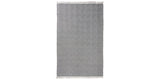 2' X 3' Blue Chevron Hand Woven Area Rug