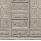 64" White Solid Wood Seven Drawer Gentlemans Chest