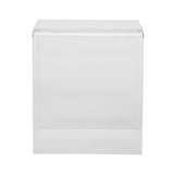 18" Clear Acrylic End Table