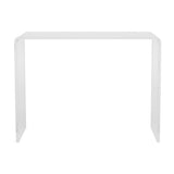 40" Clear Acrylic Sled Console Table