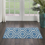 2' X 4' Gray Moroccan Power Loom Area Rug