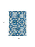 6' x 9' Gray Moroccan Power Loom Area Rug