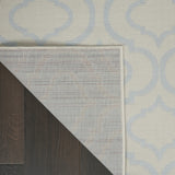 6' x 9' Gray Moroccan Power Loom Area Rug