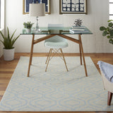 6' x 9' Gray Moroccan Power Loom Area Rug