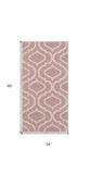 5' x 7' Gray Moroccan Power Loom Area Rug
