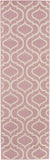 7' Gray Moroccan Power Loom Runner Rug