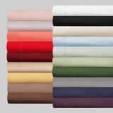 Beige King Cotton Blend 300 Thread Count Washable Duvet Cover Set