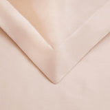 Pink Twin Cotton Blend 400 Thread Count Washable Duvet Cover Set