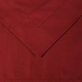 Burgundy King 100% Cotton 300 Thread Count Washable Duvet Cover Set