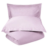 Lilac King 100% Cotton 300 Thread Count Washable Duvet Cover Set