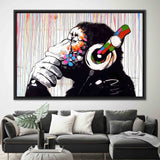 Black and White Fabric Wall Decor