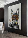 Black and White Fabric Monkey Wall Decor