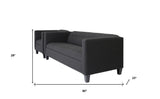 Two Piece Deep Taupe Five Person Seating Set