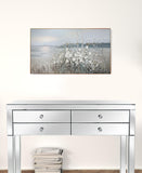 Black and White Fabric Airplane Wall Decor
