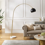 58" Chrome and White Two Light Floor Lamp With Silver Metallic Bell Shades