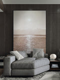 Black and White Fabric Airplane Wall Decor
