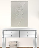 Black and White Fabric Airplane Wall Decor