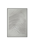 Black and White Fabric Airplane Wall Decor