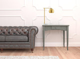 22" Brass Iron Desk Table Lamp With Brass Dome Shade