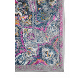 8' x 11' Pink Medallion Power Loom Area Rug
