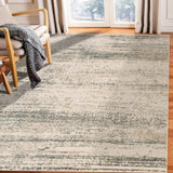 8' x 10' Ivory Striped Power Loom Area Rug