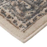 5' x 7' Beige Medallion Power Loom Area Rug