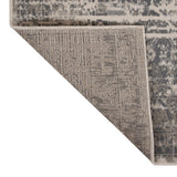 6' x 9' Gray Medallion Power Loom Area Rug