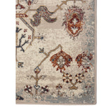 8' x 10' Beige Oriental Power Loom Area Rug