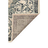 9' x 12' Blue Medallion Power Loom Area Rug