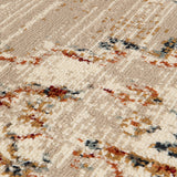 8' x 10' Gold Medallion Power Loom Area Rug