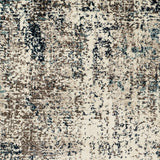 9' x 12' Blue Abstract Power Loom Area Rug