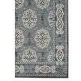 8' x 10' Blue Medallion Power Loom Area Rug