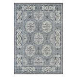 9' x 12' Blue Medallion Power Loom Area Rug